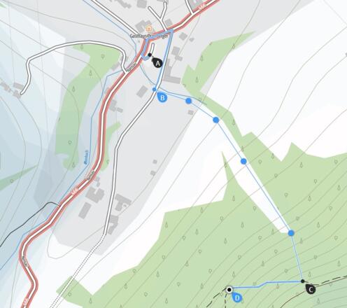 Die Abkürzung im untersten Bereich