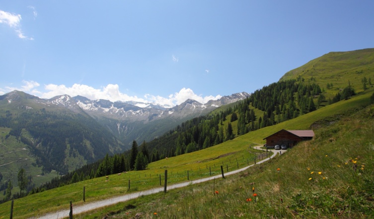 Blick zur Vorderkaseralm