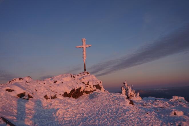 Großer Arber Gipfelkreuz