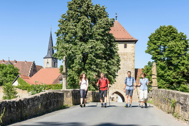 Wandergruppe in Seßlach