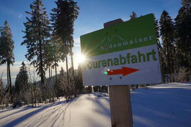 Tourenabfahrt