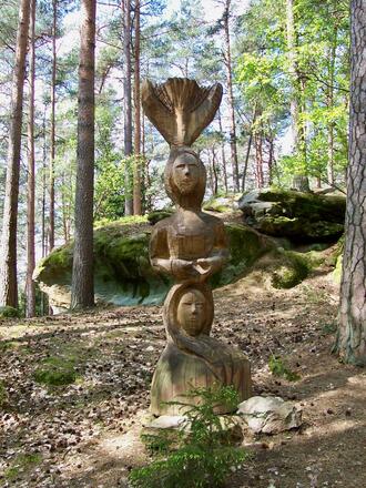 Skulptur auf dem Fränkischen Bibelweg, Seßlach
