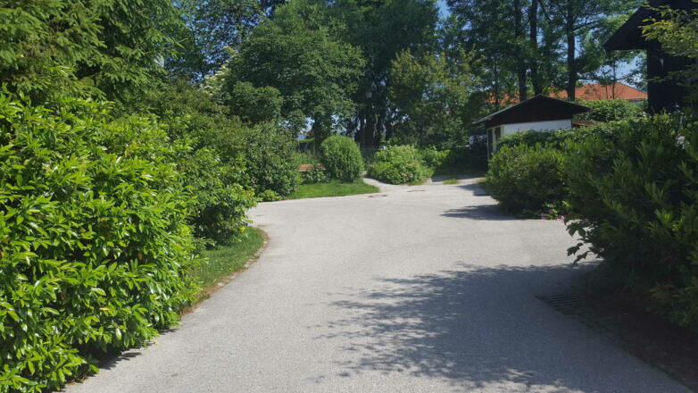Der Fockensteinweg führt vom Haus direkt über den Söllbachdammweg (nur für Fußgänger) in ca. 10 Min. zum Tegernsee und dem kostenlosen Freibad