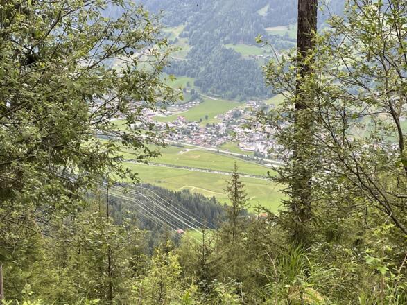 Blick in den Ort Bramberg