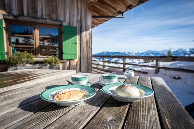 Weltcup-Hütte in Ofterschwang