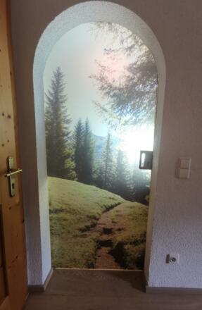 Schiebetür zur Küche  - OG