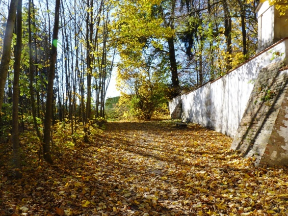 An der Schlossmauer bei Gern