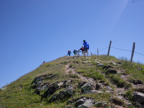 Wanderung zur Hacklbergalm in Hinterglemm
