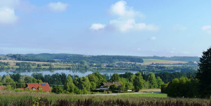 Blick von Wolfsberg auf den Rottauensee