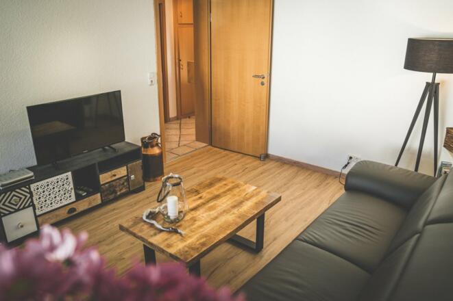 Wohnzimmer vom Balkon