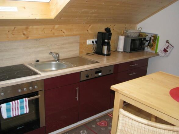 Küche Ferienwohnung Falkenstein