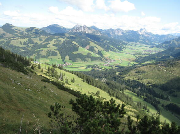Blick ins Tannheimer Tal