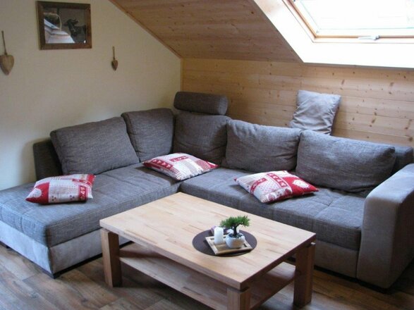 Wohnzimmer Ferienwohnung Falkenstein