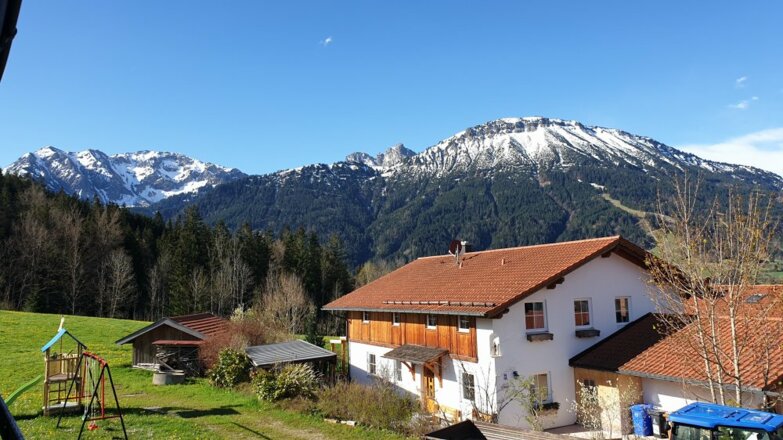 Blick vom Balkon der FeWo 1