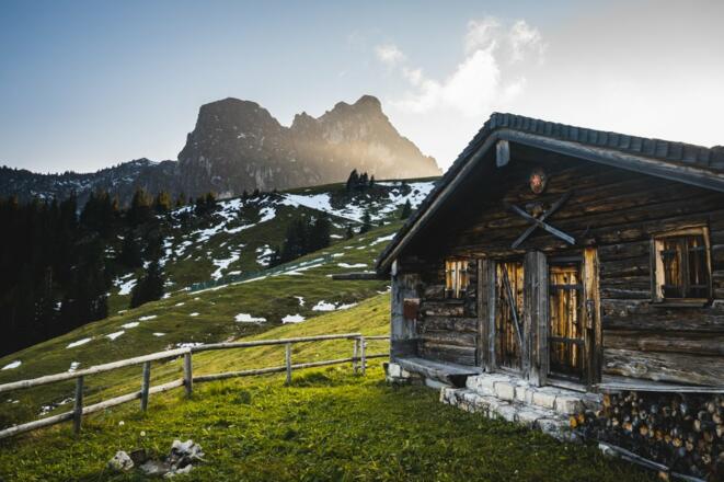 Pfronten Breitenberg mit Aggensteinhütte