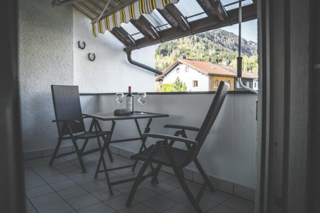 Balkon vom Schlafzimmer