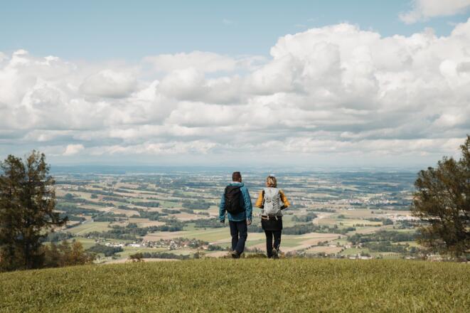 Wanderung über den Grillenparz mit Ausblick ins Kremstal