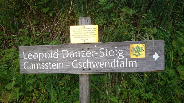 Leopold Danzer-Steig Richtung Gamsstein-Gschwendtalm