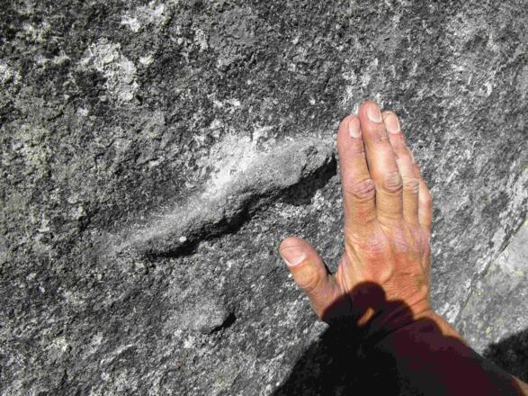 Chickenhead in der 2. Seillänge (VII)