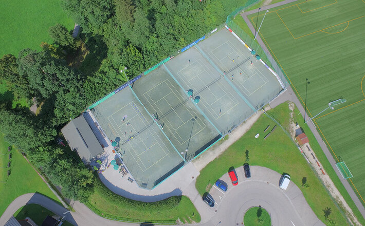 Die südöstlichste Tennisanlage Deutschlands