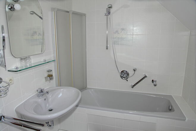 Ferienhaus Grimm Bad Gögging Badezimmer