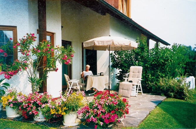 Terrasse FeWo Annemarie Bad Gögging