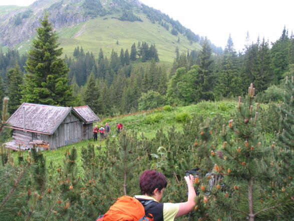 Kleine Hütte als Zwischenziel