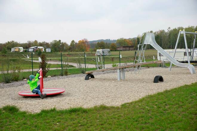 Spielplatz am Campingplatz in Bad Abbach