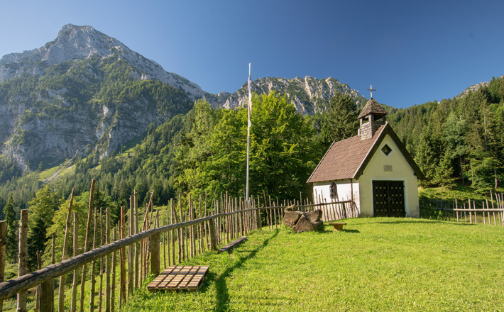 Die Kapelle auf der Steiner Alm
