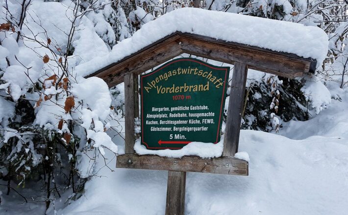 Ankunft am Vorderbrand