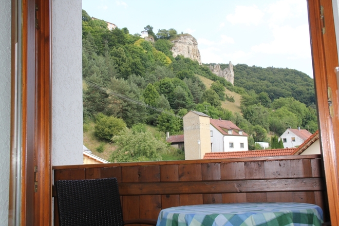 Ausblick Balkon