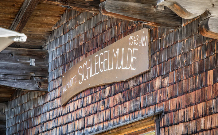 Almhütte Schlegelmulde