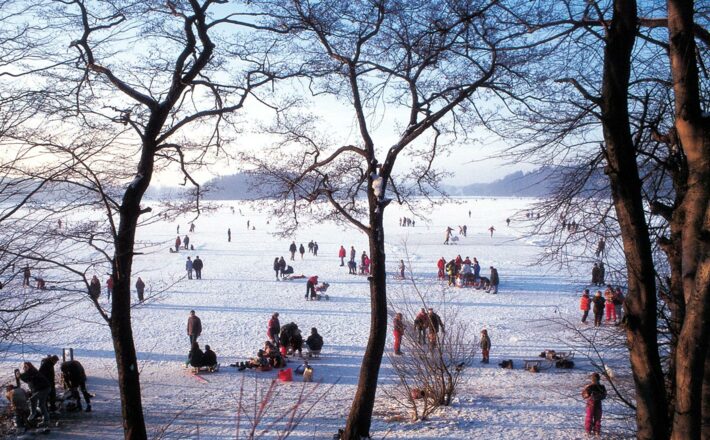 Winter am Abtsdorfer See