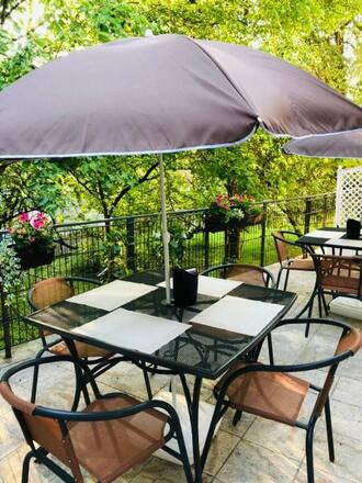 Frühstücksterrasse