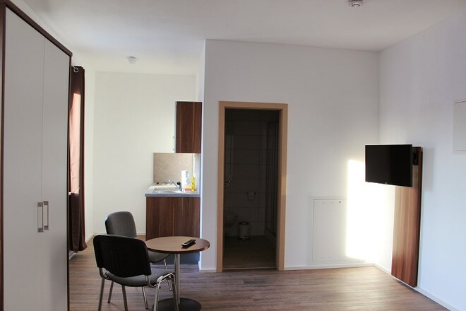 Apartment Superior für 1 oder 2 Personen, Küche und Wohnbereich