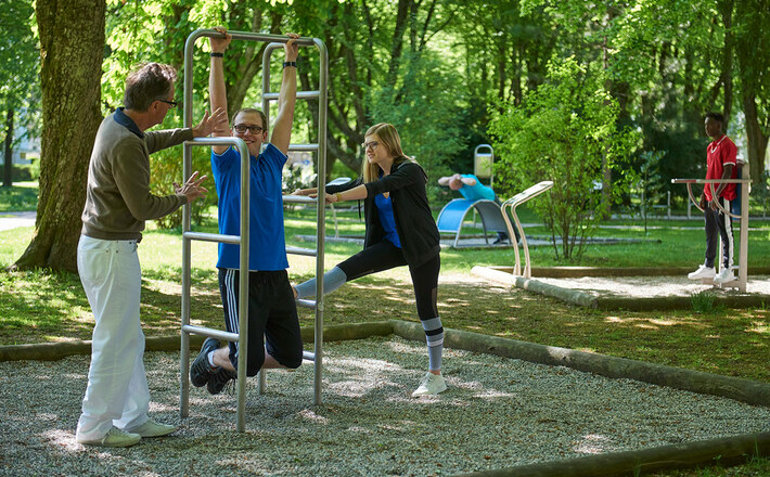 Outdoor Fitnessparcours im Rupertuspark