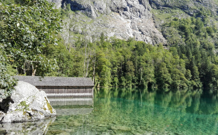 Bootshütte am Obersee