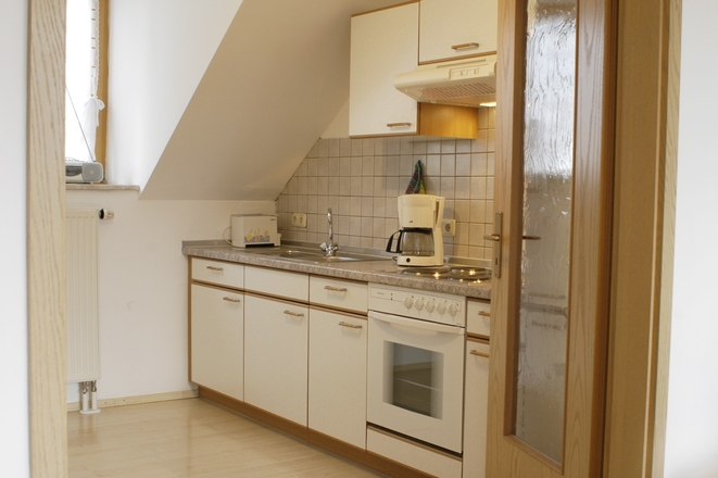 Küche Ferienwohnungen auf dem Bauernhof Bad Gögging