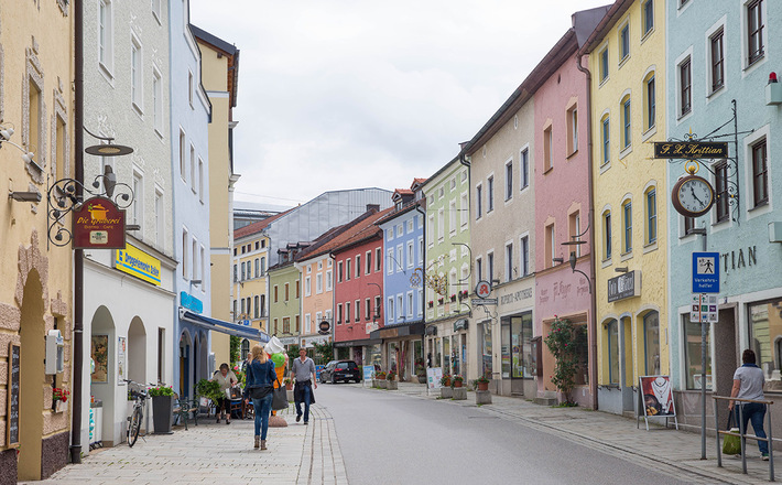 Einkaufen in der Marktstraße Teisendorf