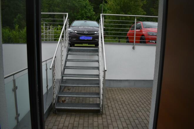 Blick aus dem Eingang