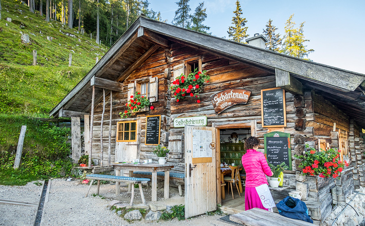Schärtenalm auf 1.359 Metern Höhe