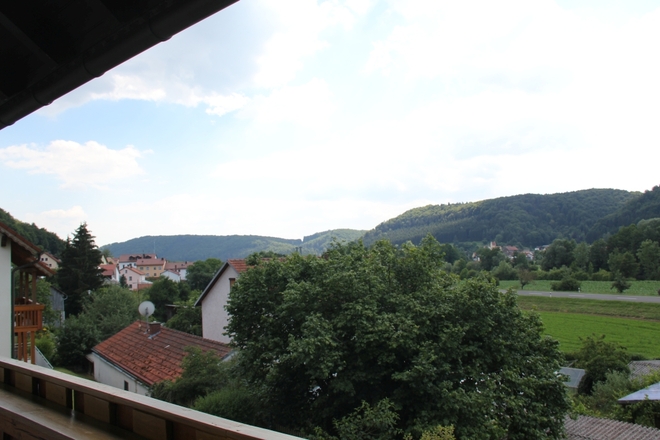 Aussicht vom Balkon