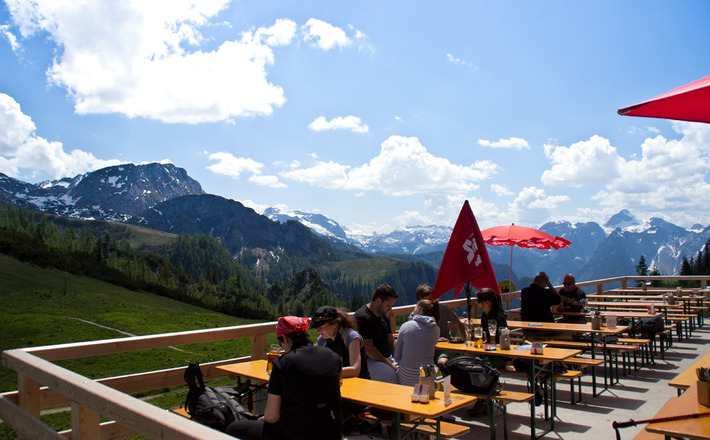 Sonnenterrasse vom Carl-von-Stahl-Haus