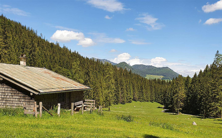 Kaser auf der Eckaualm