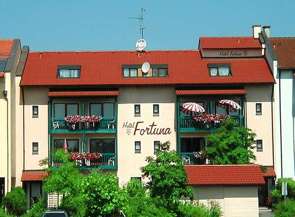 Rückseite Hotel Fortuna