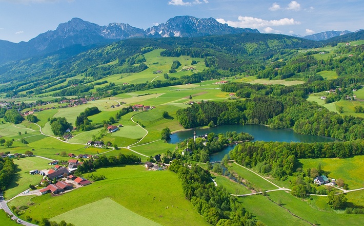 Höglwörth von oben