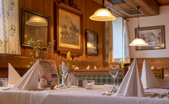Die Gaststube im Altwirt
