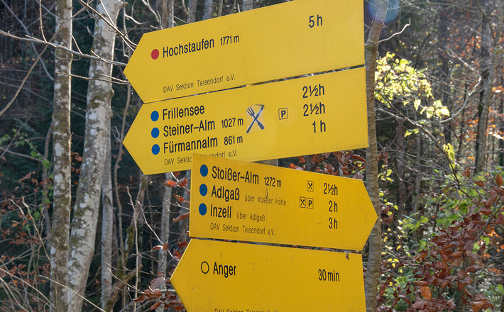 Die Fürmannalm: mit Auto, Rad und zu Fuß gut erreichbar