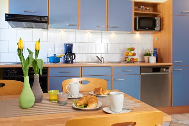 Ferienwohnung No 3, Küche