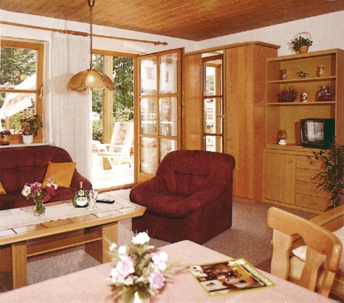 Wohnzimmer Appartementhaus Tiberius
